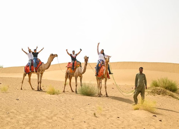 Camel safari in jaisalmer